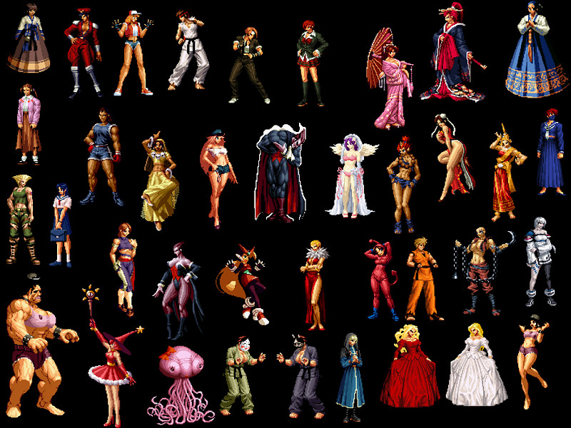1futa 6+girls akuma_(street_fighter) asamiya_athena balrog_(street_fighter) black_background capcom chun-li darkstalkers demitri_maximoff dhalsim earthquake final_fight futa_without_pussy futanari geese_howard gender_request genderswap genderswap_(mtf) goenitz guile hibiki_dan hugo_andore ken_masters kibagami_genjuro kusanagi_kyou m._bison mega_man_(series) mega_man_zero_(series) metal_slug midnight_bliss multiple_girls poison_(final_fight) red_arremer ryou_sakazaki ryu_(street_fighter) sagat samurai_spirits shiranui_mai simple_background snk street_fighter tabasa terry_bogard the_king_of_fighters yagami_iori zero_(mega_man)