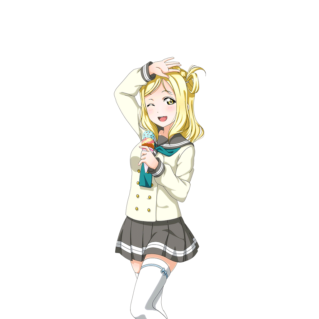 1girl \||/ anime_coloring aqua_bow aqua_neckerchief arm_up blonde_hair blush bow bow_legwear braid crown_braid multiple_scoops feet_out_of_frame food grey_sailor_collar grey_skirt hair_rings hand_up holding holding_food holding_ice_cream holding_ice_cream_cone ice_cream ice_cream_cone leg_up long_hair long_sleeves looking_at_viewer love_live! love_live!_school_idol_festival love_live!_sunshine!! miniskirt mint_chocolate neckerchief official_art ohara_mari one_eye_closed open_hand open_mouth palms pleated_skirt sailor_collar school_uniform serafuku shirt single_hair_ring skirt smile socks solo standing teeth thighhighs tie_clip transparent_background upper_teeth_only uranohoshi_school_uniform white_shirt white_socks white_thighhighs winter_uniform yellow_eyes