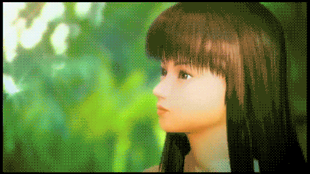 2girls 3d animated animated_gif ass bikini black_hair blue_eyes brown_hair dead_or_alive dead_or_alive_xtreme_2 dead_or_alive_xtreme_beach_volleyball closed_eyes female_focus food forest hairband hitomi_(doa) ice_cream lei_fang licking long_hair lowres multiple_girls nature outdoors plant sitting swimsuit tecmo yuri