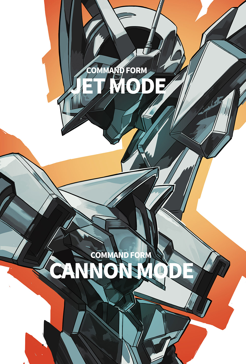 2boys animal_ears antennae black_bodysuit bodysuit clash commentary dahe_z earpiece english_text fox fox_ears goggles greyscale highres kamen_rider kamen_rider_geats kamen_rider_geats_(series) kamen_rider_geats_command_form:jet_mode kamen_rider_tycoon kamen_rider_tycoon_command_form:cannon_mode microphone monochrome multiple_boys orange-tinted_eyewear orange_eyes raccoon_ears raise_sword rider_belt shoulder_cannon tanuki tinted_eyewear tokusatsu upper_body visor_(armor) weapon white_background wings