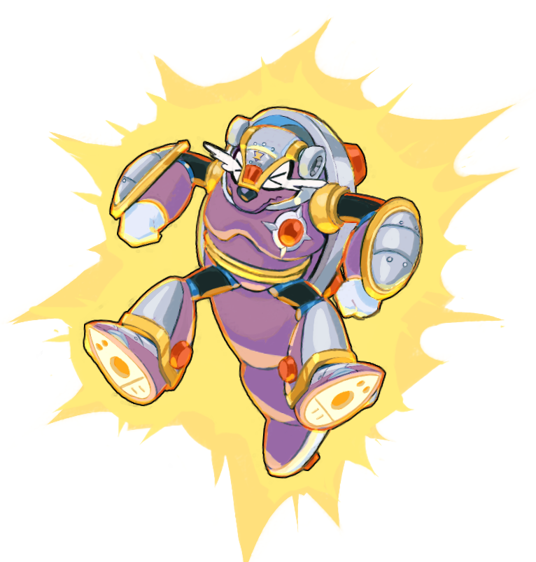 &gt;_&lt; armadillo armored_armadillo_(mega_man) closed_eyes electricity full_body mega_man_(series) mega_man_x1 mega_man_x_(series) non-humanoid_robot robot robot_animal simple_background solo tears u_wstr white_background
