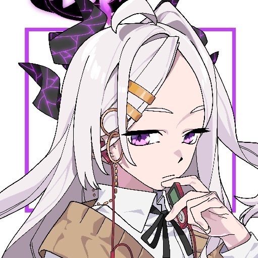 1girl :/ =_hair_ornament ahoge bad_source black_halo black_horns black_ribbon blue_archive casual closed_mouth collared_shirt curled_horns demon_horns digital_media_player earbuds earphones expressionless forehead hair_ornament hairpin halo hand_on_own_chin hand_up hina_(blue_archive) holding holding_digital_media_player horns jaggy_lines jpeg_artifacts long_hair long_sleeves looking_down multiple_hairpins multiple_horns neck_ribbon one_side_up parted_bangs portrait purple_eyes ribbon second-party_source shirt sijie simple_background solo stroking_own_chin three_quarter_view white_background white_hair white_shirt