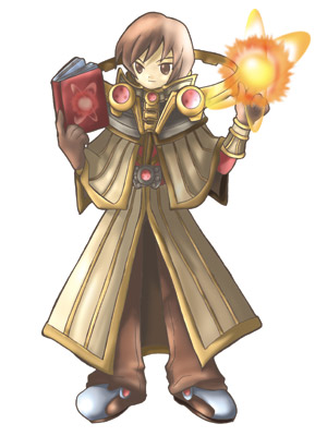 1boy 2000s_(style) artist_request bad_id book brown_cape brown_eyes brown_gloves brown_hair brown_pants cape closed_mouth expressionless full_body gloves grey_shoes holding holding_book looking_at_viewer lowres male_focus official_art pants ragnarok_online sage_(ragnarok_online) shoes simple_background solo standing striped_cape waist_cape white_background