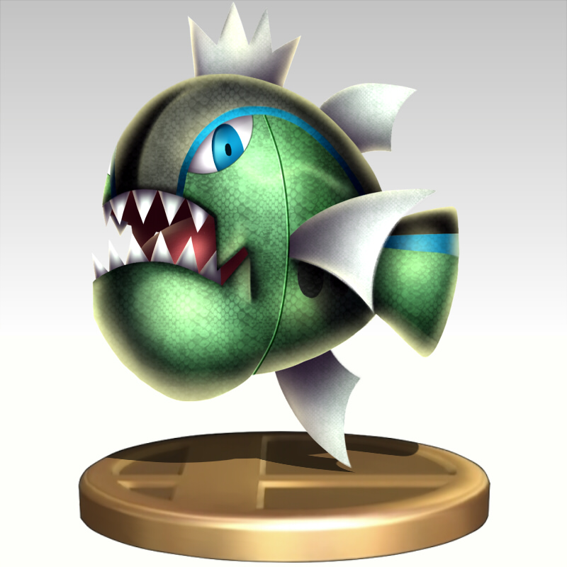 basculin basculin_(blue) gen_5_pokemon nintendo no_humans pokemon pokemon_(creature) super_smash_bros. tagme trophy