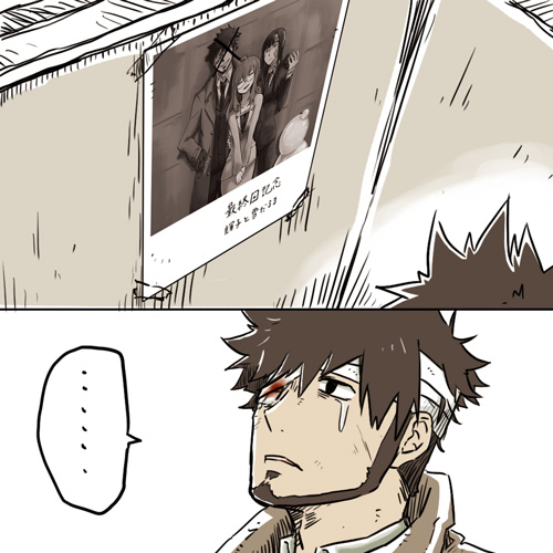 darker_than_black hazuki_mina_(darker_than_black) lowres sawasaki_youko shizume_genma tears