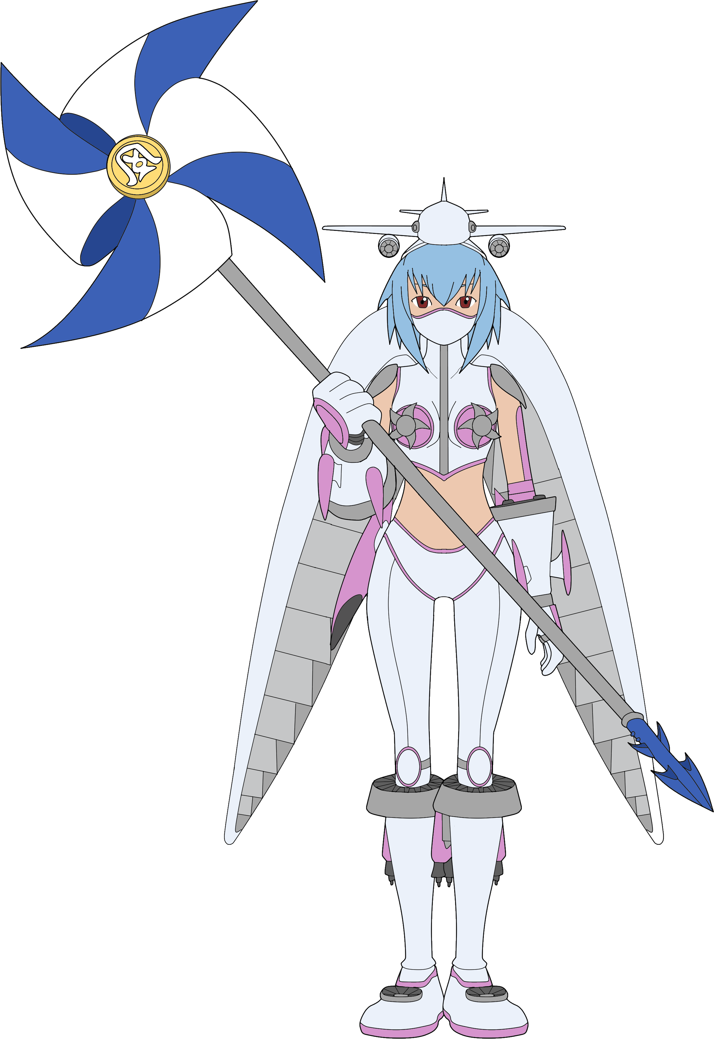1girl absurdres armor digimon digimon_(creature) female_focus highres jetsilphymon looking_at_viewer mask solo transparent_background