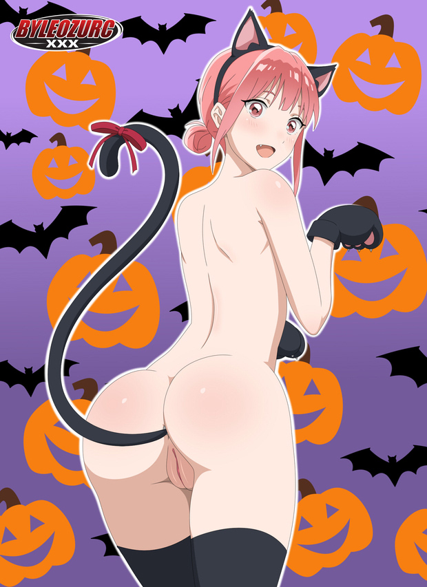1girl anal anal_object_insertion animal_ears ao_no_hako ass black_thighhighs chouno_hina fake_animal_ears fake_tail leozurcxxx nude object_insertion pink_eyes pink_hair pussy short_hair solo tail thighhighs