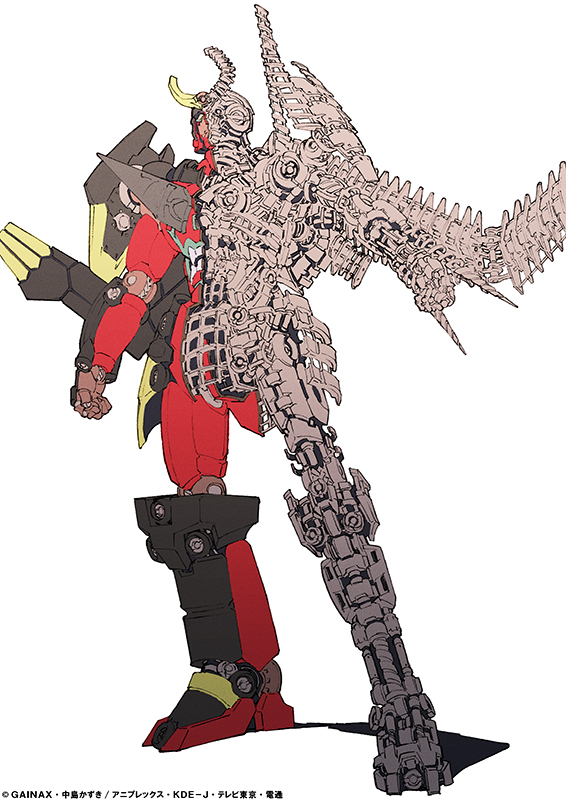 00s cross-section gainaxtop gurren-lagann mecha no_humans official_art robot solo tengen_toppa_gurren_lagann yoshinari_you