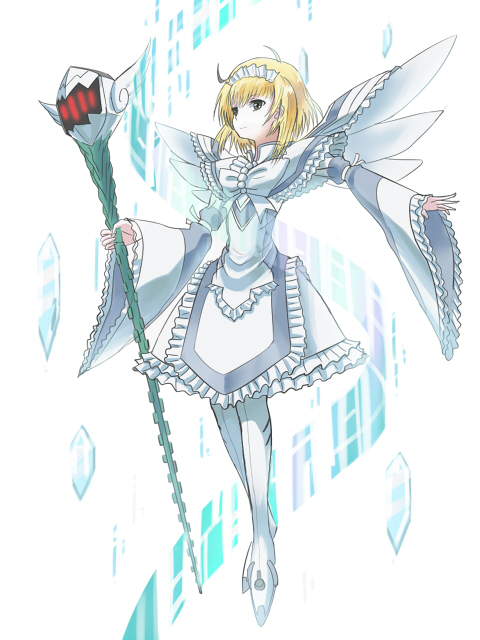 blonde_hair digimon digimon_next floating mikihara_norn personification ribbon wings yggdrasill_(digimon) yggdrasill_7d6