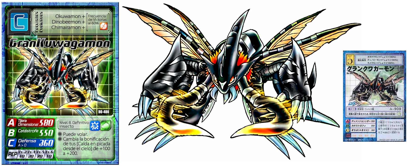bug digimon digimon_(creature) digimon_card_game exoskeleton grankuwagamon highres pincers red_eyes solo