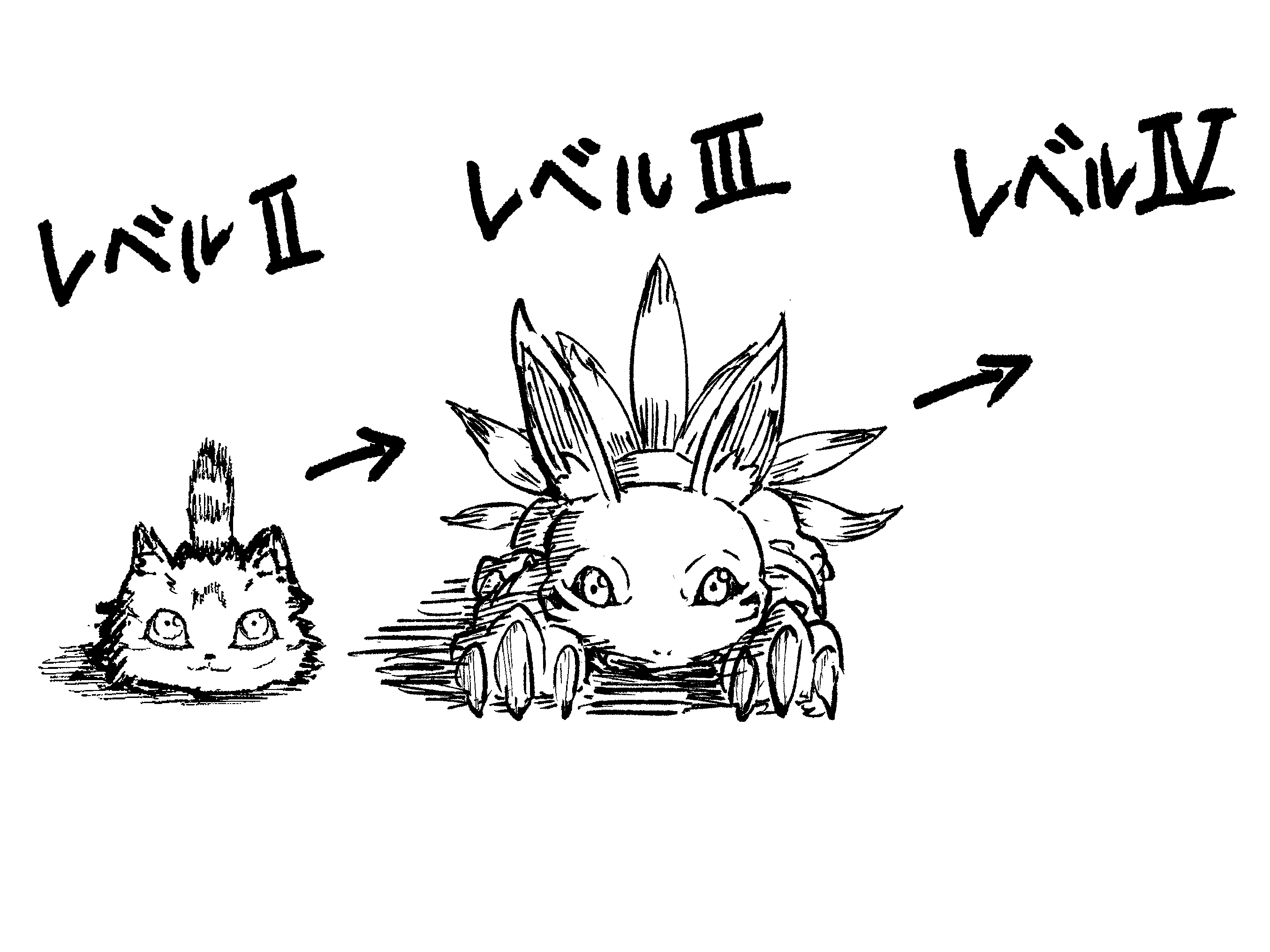 claws digimon digimon_(creature) digimon_paradox elecmon evolutionary_line highres looking_at_viewer wanyamon