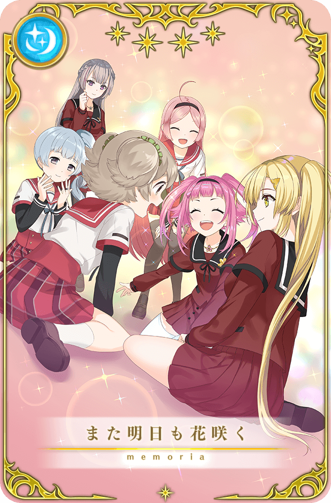 6+girls ^_^ ahoge aino_mito ankle_socks artist_request bishie_sparkle black_hairband black_ribbon black_sailor_collar black_sleeves black_thighhighs blonde_hair blue_bow blue_bowtie blue_eyes blue_hair blunt_bangs bow bowtie braid brown_eyes brown_footwear brown_hair buttons card_(medium) clenched_hand closed_eyes closed_mouth collarbone collared_shirt flower flower_necklace from_behind full_body game_cg gem green_scrunchie grey_hair hair_ornament hair_scrunchie hair_spread_out hairband hairclip hand_on_own_cheek hand_on_own_face hands_up happy high-waist_skirt ibuki_leila jewelry kamihama_university_affiliated_school_uniform kumi_seika layered_sleeves long_hair long_sleeves looking_at_another magia_record:_mahou_shoujo_madoka_magica_gaiden mahou_shoujo_madoka_magica mikuri_ayame miniskirt multiple_girls neck_ribbon necklace official_art open_mouth picture_frame pink_background pink_gemstone pink_hair plaid_clothes plaid_skirt pleated_skirt purple_eyes red_sailor_collar red_shirt red_skirt ribbon ring sailor_collar sankyoin_academy_school_uniform school_uniform scrunchie shirt shizumi_konoha shoes short_hair short_over_long_sleeves short_sleeves side_braids side_ponytail sitting skirt smile socks sparkle squatting standing star_(symbol) tareme teeth thighhighs translated twin_braids twintails two_side_up upper_teeth_only uwabaki very_long_hair wariza wavy_hair white_shirt white_socks white_thighhighs yellow_eyes yusa_hazuki zettai_ryouiki
