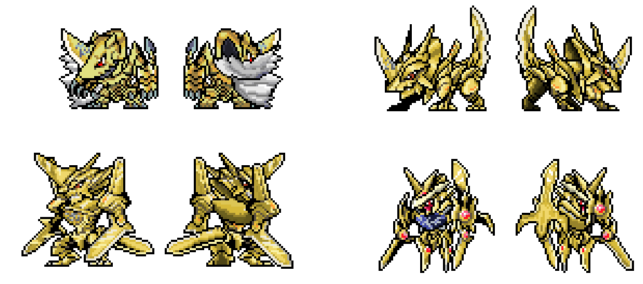 cape digimon digimon_(creature) duramon durandamon horns looking_at_viewer red_eyes simple_background sword tail weapon white_background zubaeagermon zubamon