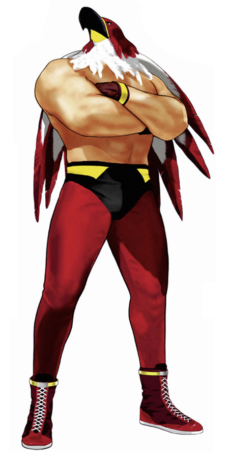 1boy ankle_boots bare_pectorals boots crossed_arms fatal_fury full_body garou:_mark_of_the_wolves tizoc_(snk) looking_afar looking_away looking_up male_focus mask muscular official_art pectorals red_boots shoelaces simple_background snk solo spandex takkun_(snk) the_king_of_fighters the_king_of_fighters_2003 the_king_of_fighters_xi topless_male white_background wrestler wrestling_mask wrestling_outfit