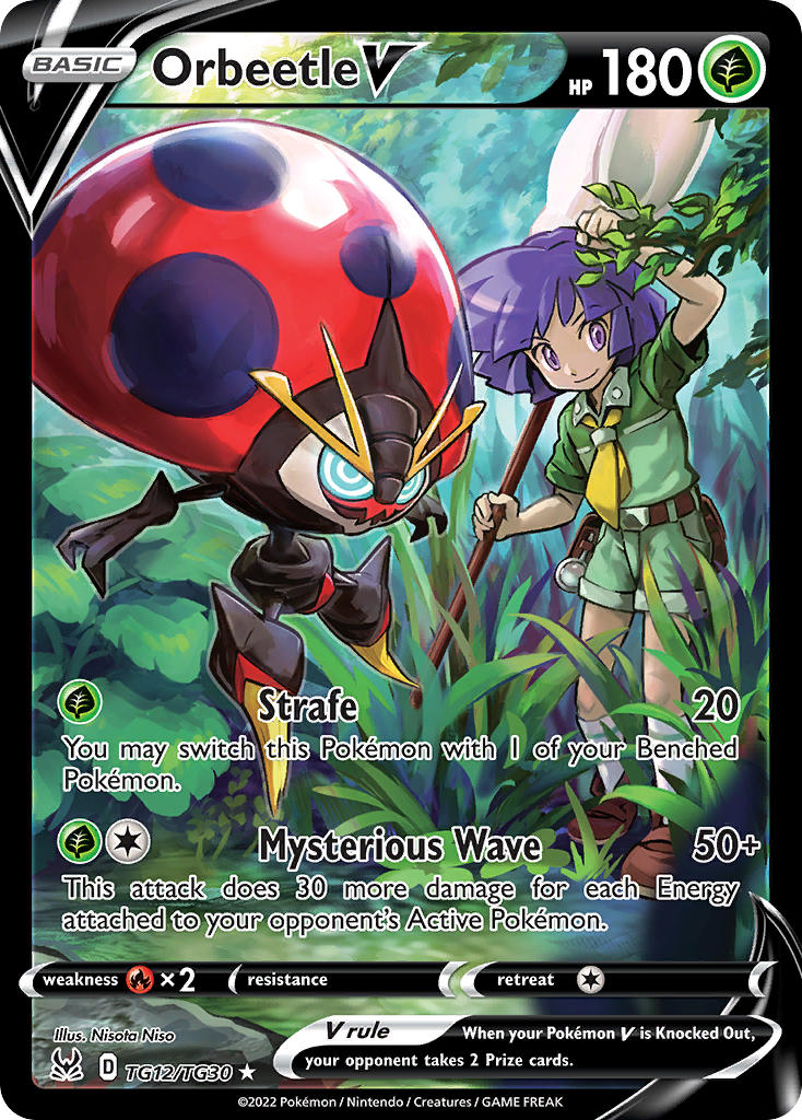 1boy artist_name belt brown_belt brown_shoes bugsy_(pokemon) butterfly_net character_name closed_mouth collared_shirt copyright_name copyright_notice english_text gen_8_pokemon grass green_shirt green_shorts hand_net holding holding_butterfly_net leaf magnifying_glass nature necktie nintendo nisotaniso official_art open_mouth orbeetle outdoors pokemon pokemon_(creature) pokemon_card pokemon_hgss pokemon_tcg purple_eyes purple_hair shirt shoes short_hair short_sleeves shorts smile socks third-party_source trading_card white_socks yellow_necktie
