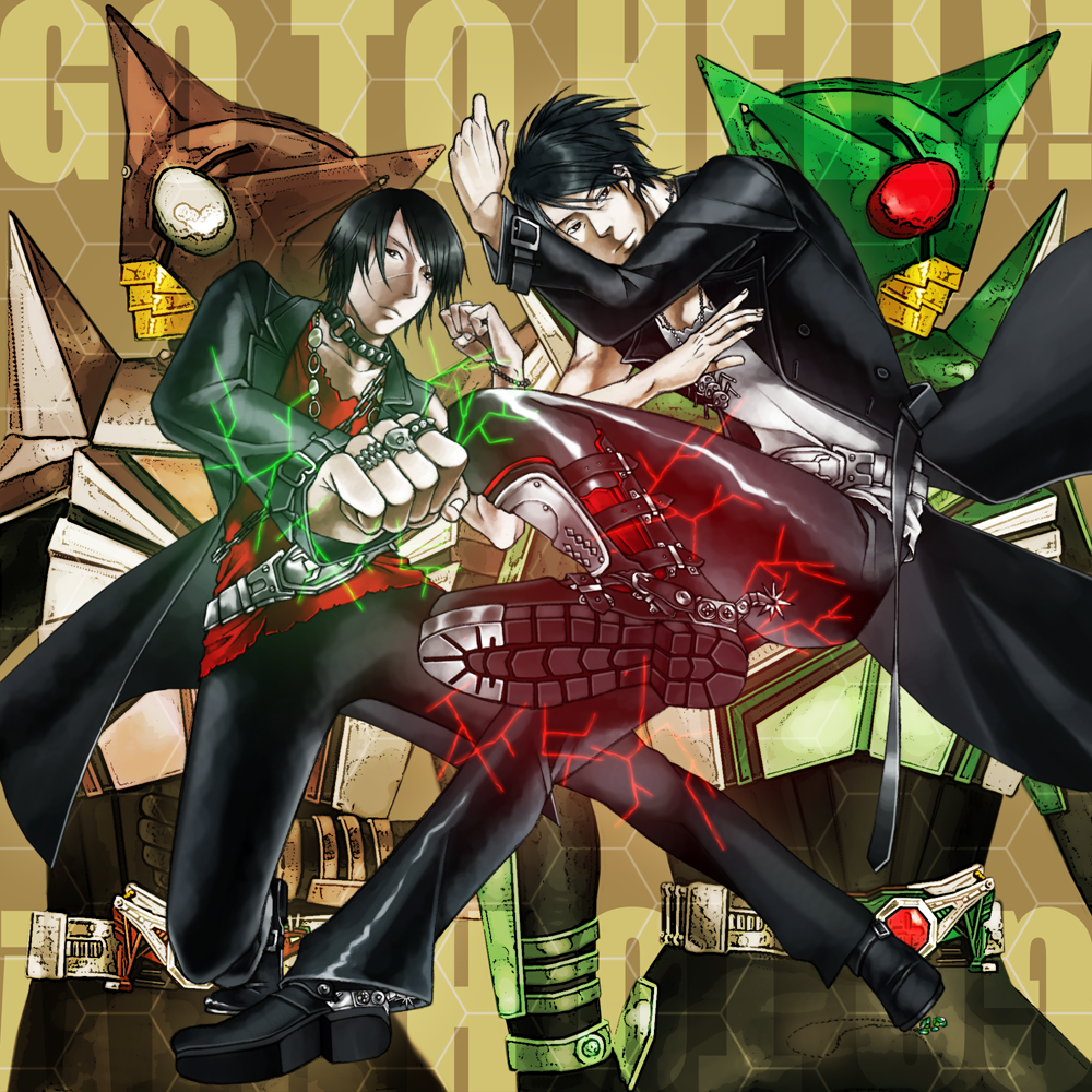 belt kamen_rider kamen_rider_kabuto_(series) kamen_rider_kick_hopper kamen_rider_punch_hopper tagme