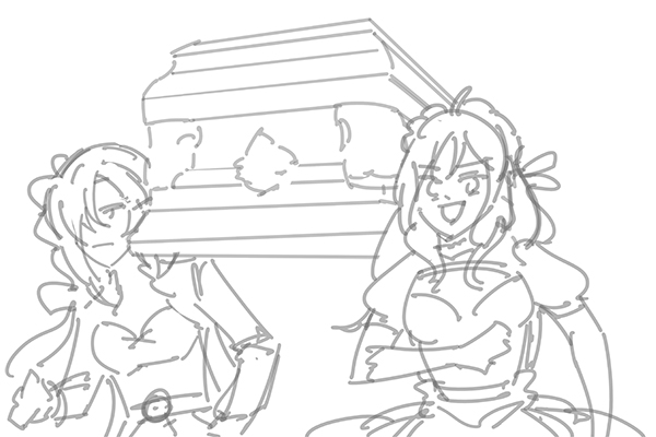 2girls aug_(girls&#039;_frontline) bad_link commission dancing_pallbearers_(meme) dcinside girls&#039;_frontline meme multiple_girls s-acr_(girls&#039;_frontline) sketch