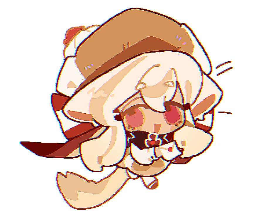 1girl animal_ears blonde_hair bow brown_hat brown_skirt caramel_choux_cookie cat_ears cat_tail chis74 cookie_run cookie_run:_kingdom food-themed_hat full_body hair_bow hat kemonomimi_mode long_hair looking_at_viewer open_mouth red_eyes skirt smile solo striped_bow tail very_long_hair