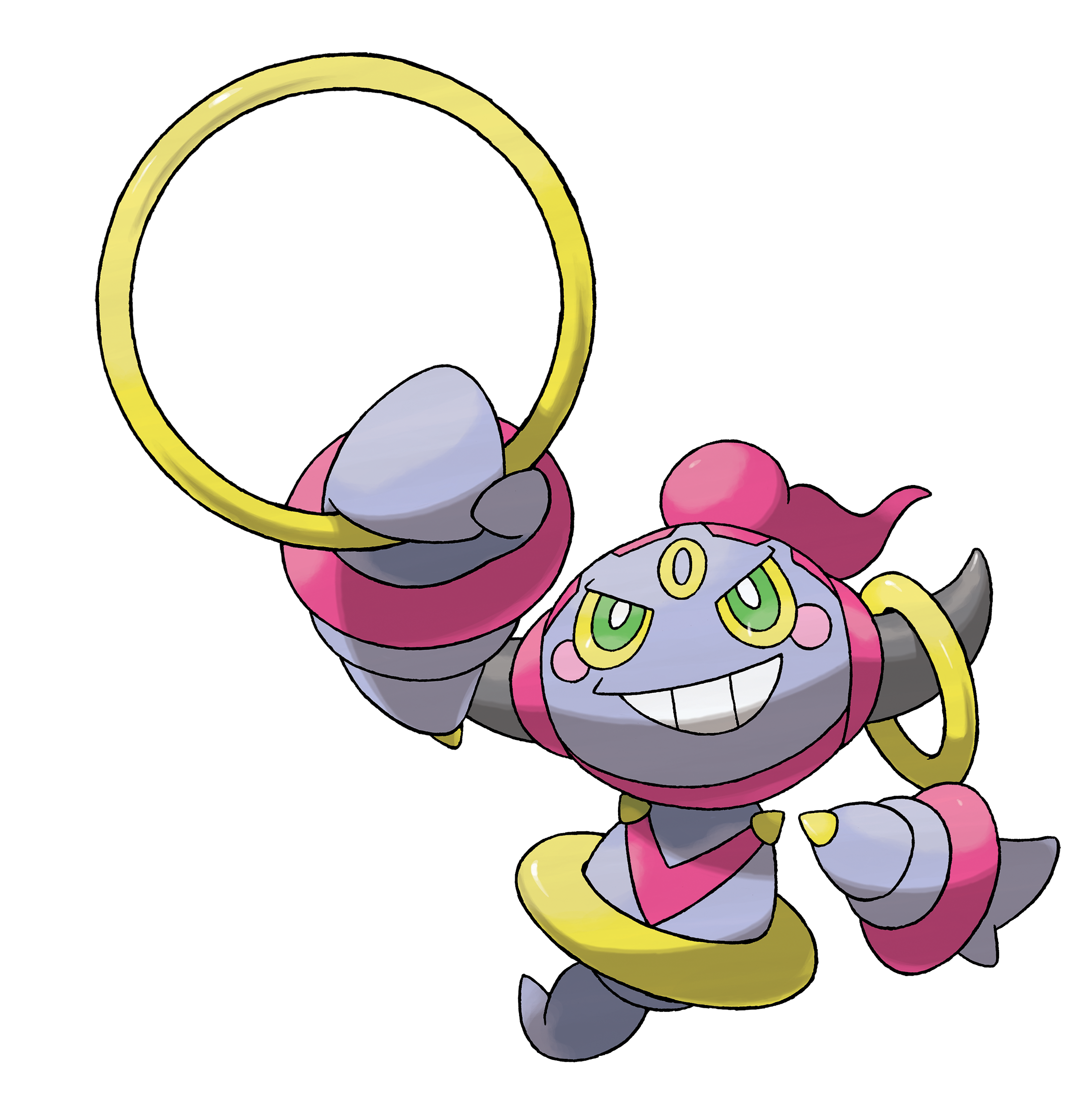 arm_up artist_request bright_pupils colored_sclera full_body gen_6_pokemon green_eyes grin highres holding hoopa hoopa_(confined) horns legendary_pokemon mythical_pokemon nintendo official_art pokemon pokemon_(creature) pokemon_focus pokemon_oras rayman_limbs smile solo teeth third-party_source transparent_background white_pupils yellow_sclera