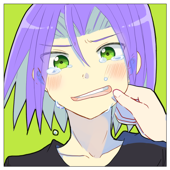 eyes_visible_through_hair game_freak green_background head_tilt james_(pokemon) jessie_(pokemon) male_focus nintendo pokemon pokemon_(anime) portrait simple_background solo_focus team team_rocket teeth upper_teeth_only yoshiiiika