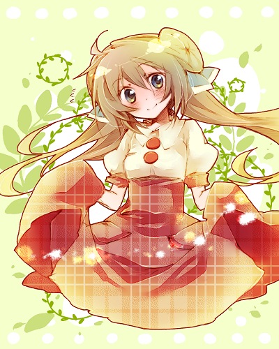 10s 1girl alternate_costume amamiya_kabosu bad_id bad_pixiv_id blush bow brown_hair double_bun dress female_focus hair_bun hair_ribbon long_hair looking_at_viewer lowres nintendo no_legs pokemon pokemon_bw2 pokestar_studios pokewood ribbon rosa_(pokemon) skirt_hold smile solo twintails very_long_hair