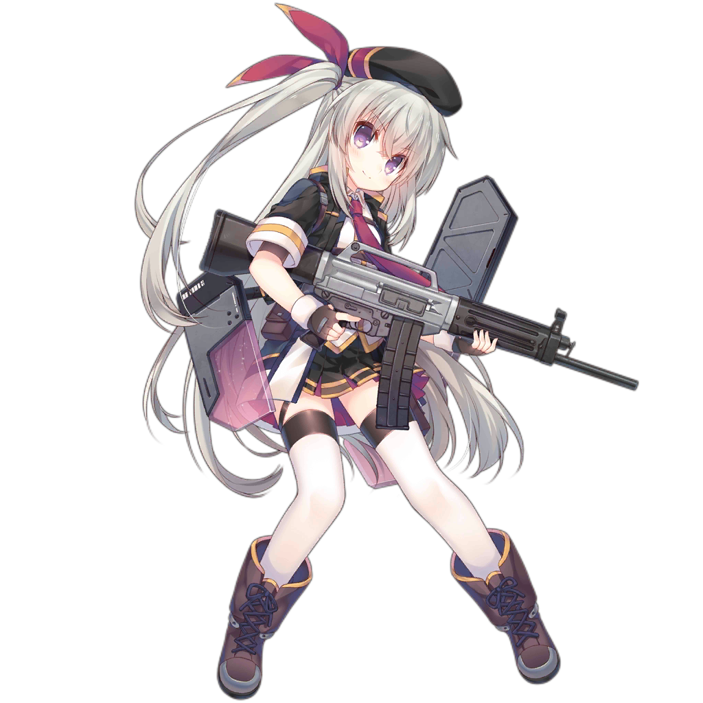 1girl beret black_gloves black_skirt blush boots closed_mouth fingerless_gloves full_body girls&#039;_frontline gloves grey_hair gun hair_between_eyes hat holding holding_gun holding_weapon jacket lace-up_boots long_hair looking_at_viewer miniskirt name_connection object_namesake official_art open_clothes open_jacket purple_eyes rigging shadow shenbei_xiaoqiu shield shield_module shotgun skirt smile solo thighhighs transparent_background trigger_discipline two_side_up usas-12 usas-12_(girls&#039;_frontline) very_long_hair weapon white_thighhighs