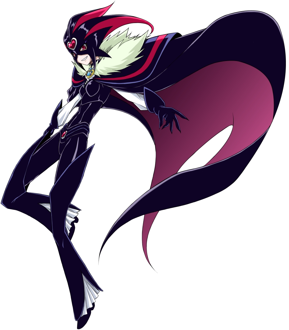 1girl black_bodysuit bodysuit brooch cape cosplay cure_muse cure_muse_(black) cure_muse_(black)_(cosplay) female_focus full_body gekoge_satoru gkg666 gloves heart jewelry mask precure red_eyes shiny_clothes shirabe_ako smile solo suite_precure white_background