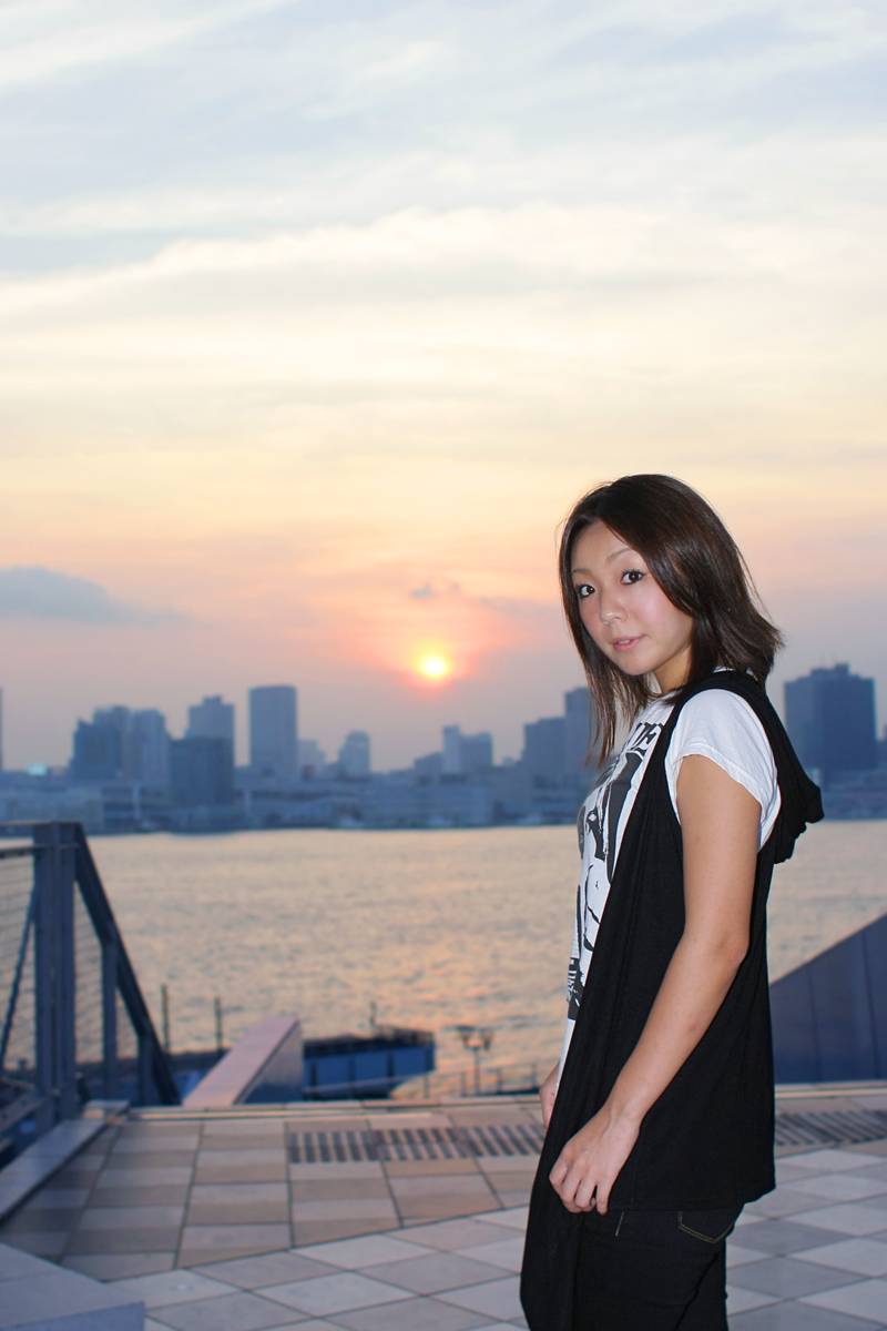 ai denim highres jeans pants photo_(medium) shirt sleeveless_sweater_jacket t-shirt tagme