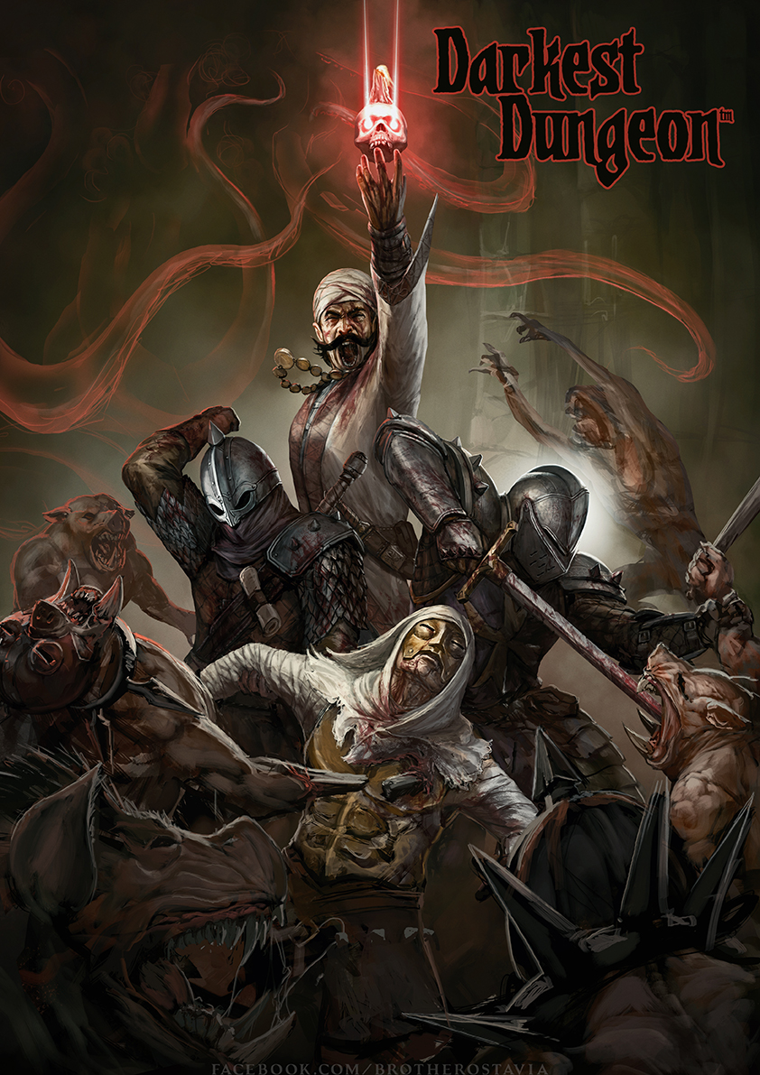 4boys animal_ears armor bandaged_arm bandages blue_tabard bounty_hunter_(darkest_dungeon) brotherostavia crusader_(darkest_dungeon) darkest_dungeon facial_hair full_armor gauntlets gloves gold_mask half_mask headgear helm helmet jewelry knight leather_armor leper_(darkest_dungeon) long_sleeves long_sword male_focus mask multiple_boys mustache occultist_(darkest_dungeon) open_mouth patchwork_clothes pauldrons pig pig_ears plate_armor robe scale_armor short_hair shoulder_armor skull studded_armor sword tabard turban weapon white_hood yellow_mask