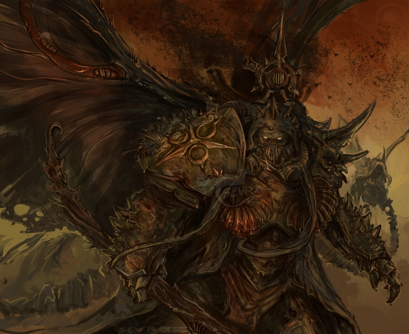 2boys 5evra armor breastplate bug censer chaos_(warhammer) cloak commentary couter cowboy_shot damaged death_guard demon_primarch demon_wings english_commentary flying fumes gauntlets green_armor holding holding_censer holding_scythe holding_weapon hood hooded_cloak inktober insect_swarm insect_wings leg_armor looking_at_viewer male_focus mask mortarion moth_wings multiple_boys no_pupils nurgle nurgle_(symbol) outdoors pauldrons pelvic_curtain power_armor primarch rebreather rerebrace respirator scythe shoulder_armor silence_(weapon) slime_(substance) solo_focus spiked_hood spikes standing swarm torn_wings warhammer_40k weapon wings yellow_eyes