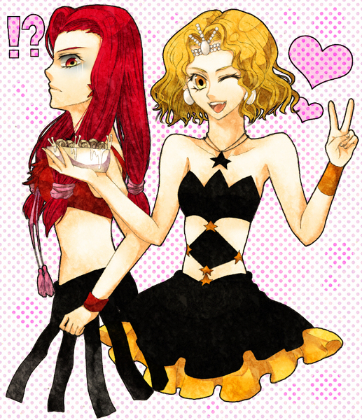 1990s_(style) 2girls bishoujo_senshi_sailor_moon bishoujo_senshi_sailor_moon_s eudial_(sailor_moon) mimete_(sailor_moon) multiple_girls snail