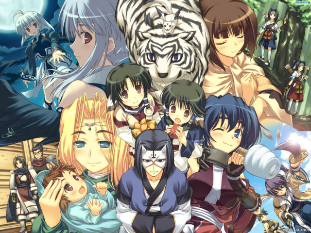 5boys 6+girls alcohol aruruu baby benawi brothers collar dorry_(utawarerumono) eruruu everyone gachatara guraa hakuowlo head_wings camyu karulau kurou_(utawarerumono) moon mukkuru multiple_boys multiple_girls mutsumi_(utawarerumono) oboro_(utawarerumono) sake siblings touka_(utawarerumono) twins ulthury utawarerumono wings yuzuha_(utawarerumono)