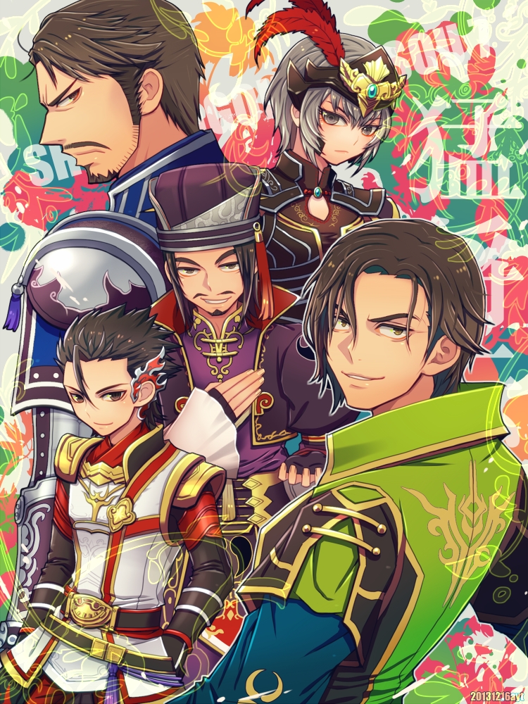 chen_gong fa_zheng lu_lingqi shin_sangoku_musou yu_jin zhu_ran