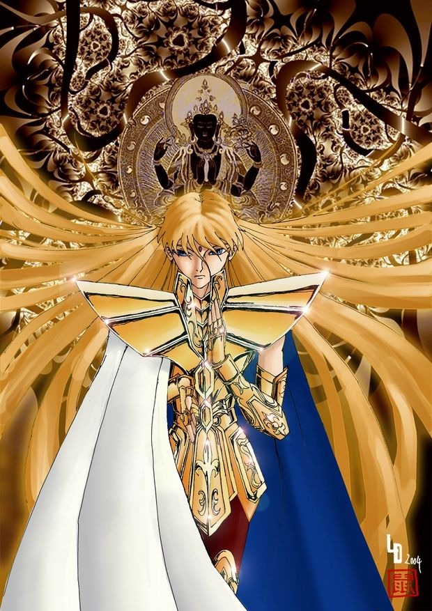 blue_coat buddha buddhism coat gold saint_seiya virgo_shaka