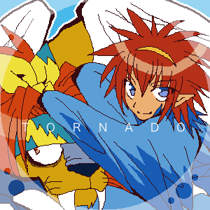 anna_(legendz) bandana fangs harpy_(legendz) legendz legendz_(creature) leon_(legendz) lowres manticore manticore_(legendz) pointy_ears short_hair whiskers