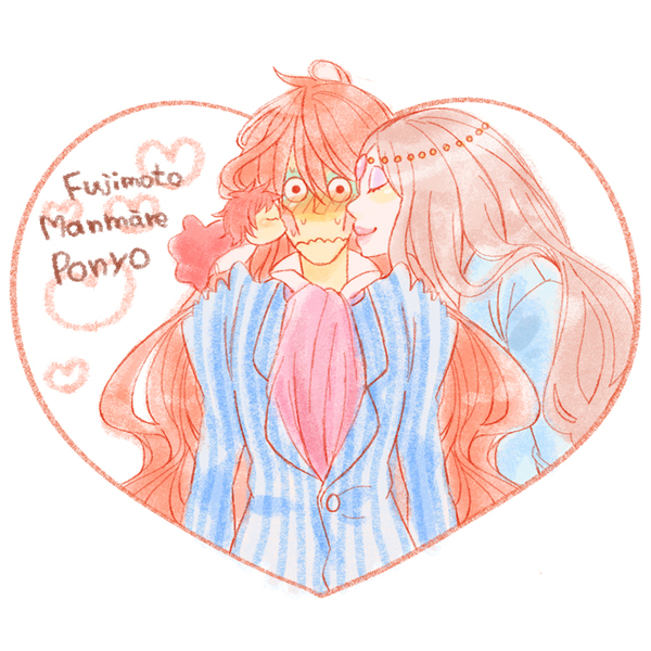 00s fujimoto gake_no_ue_no_ponyo grandmanmare ponyo valentine