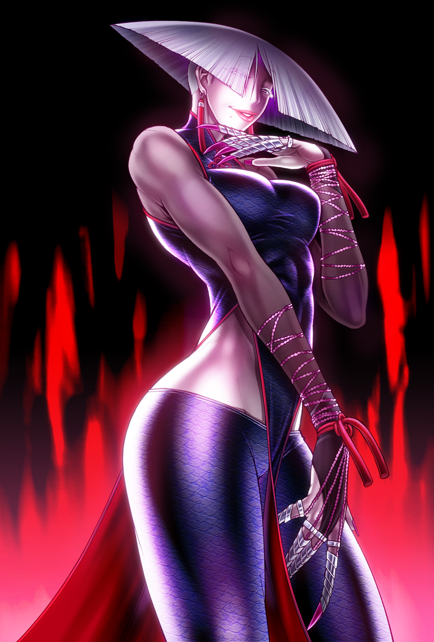 1girl a.k.i._(street_fighter) breasts chiba_toshirou highres large_breasts solo street_fighter street_fighter_6