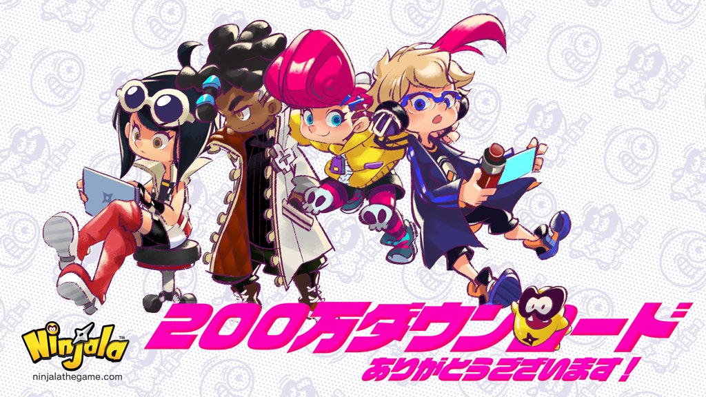 2girls 3boys absurdly_long_hair ahoge anime_coloring ankle_boots aqua_eyes asymmetrical_hair baggy_pants belt belted_jacket berecca black_gloves black_hair black_outline black_pants black_shirt black_shorts black_sweater black_undershirt blonde_hair blue-framed_eyewear blue_coat blue_eyes blue_shirt blue_shoes blue_sleeves boots brown_boots brown_hair brown_pupils burton_(ninjala) capri_pants character_background checkered_print child closed_mouth coat collar collared_coat collared_jacket collared_sweater commentary commentary_request copyright_name copyright_notice crossed_legs dark-skinned_male dark_skin dreadlocks english_text eyelashes eyewear_on_head fingerless_gloves fluffy_hair frown glasses gloves green_pants grey_sleeve_cuffs gumchi gungho hair_ornament hair_tie hairclip halftone halftone_background hand_in_pocket headphones high_collar holding holding_scroll holding_tablet_pc hood hood_down hooded_jacket horizontal-striped_thighhighs jacket jane_(ninjala) lace-up_boots lapels legs_apart logo logo_print long_hair long_mouth long_shirt long_sleeves looking_at_viewer male_focus medium_hair multicolored_coat multicolored_jacket multicolored_shoes multiple_boys multiple_girls ninjala nose notched_lapels official_art on_stool outline pants parted_bangs parted_hair partially_unzipped pink_hair pink_thighhighs platform_boots polka_dot polka_dot_background pompadour ponytail popped_collar print_jacket print_shirt puffy_long_sleeves puffy_sleeves purple_outline purple_thighhighs race_queen red_belt red_boots rianti-wong ribbed_sweater ron_(ninjala) screen scroll second-party_source semi-rimless_eyewear shirt shoe_soles shoes short_hair shorts shuriken sidecut simple_background sitting sleeveless sleeveless_jacket sleeves_rolled_up smile sneakers standing stool striped_sleeves sunglasses sweater tablet_pc thank_you thigh_boots thighhighs translation_request turtleneck turtleneck_sweater two-sided_coat two-sided_fabric two-tone_coat two-tone_jacket two-tone_shoes undercut undershirt very_long_hair waving weapon wheel white-framed_eyewear white_background white_coat white_jacket white_shoes white_sleeves x_hair_ornament yellow_eyes yellow_hood yellow_jacket yellow_sleeve_cuffs zipper zipper_pull_tab