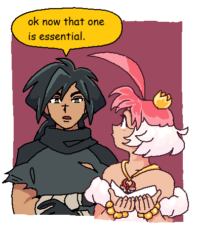 1boy 1girl ahiru_(princess_tutu) ahoge bandaged_arm bandages black_gloves black_hair crown dark-skinned_male dark_skin eyelashes fakir_(princess_tutu) gloves green_eyes jewelry lowres magical_girl necklace pink_hair princess_tutu princess_tutu_(character) vital-shards