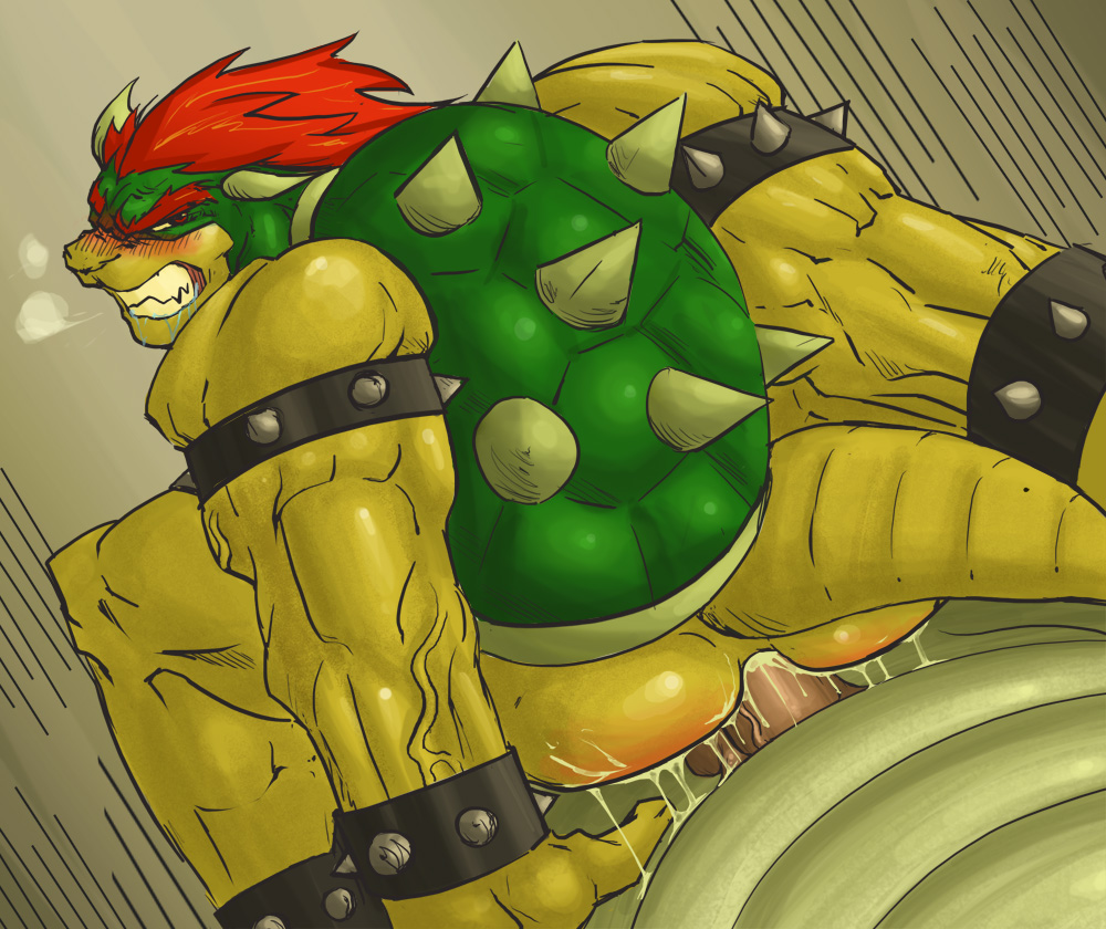2boys bowser furry furry_male king koopa male_focus mario_(series) multiple_boys nintendo super_mario_bros._1 yaoi