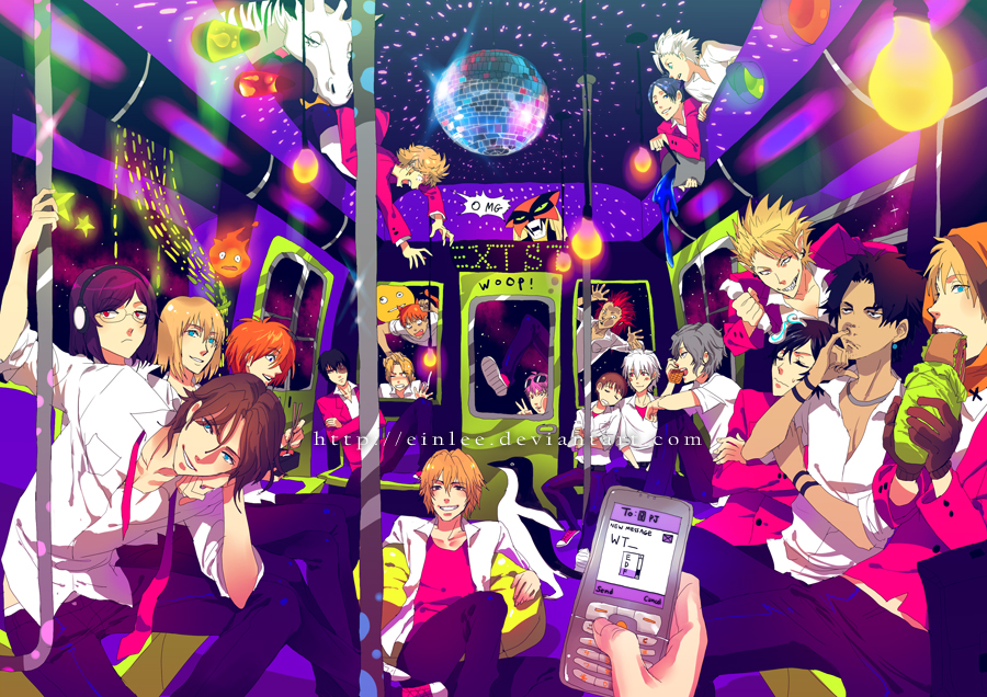 6+boys animal_ears asymmetrical_bangs avatar:_the_last_airbender avatar_legends axel_(kingdom_hearts) bean_bag_chair bento bird black_eyes black_hair black_headphones black_pants bleach blonde_hair blue_eyes blush_stickers bob_cut brak_(space_ghost) brown_gloves brown_hair bucket burn_scar calcifer cat_ears cat_tail character_request chopsticks closed_eyes code_geass collared_shirt commentary crossed_arms crossover dark_skin deviantart_username dino_(reborn) disco_ball door earrings eating edward_elric ein_lee elbow_rest english_commentary english_text expressionless eyeshield_21 eyewear_on_head facing_to_the_side falling fangs food fruits_basket fullmetal_alchemist gloves grey_hair grin gundam gundam_00 hand_on_railing hand_up head_on_another&#039;s_shoulder head_rest himura_kenshin hiruma_youichi hitsugaya_toushirou holding holding_bento holding_bucket holding_chopsticks holding_phone hood hood_up hoodie howl_(howl_no_ugoku_shiro) howl_no_ugoku_shiro ikari_shinji indoors jacket jewelry katekyo_hitman_reborn! kenny_mccormick kingdom_hearts kingdom_hearts_ii knee_up leaning_forward leaning_on_person leg_up lelouch_vi_britannia light_smile looking_at_viewer looking_down looking_to_the_side male_focus medium_hair midriff_peek mugen_(samurai_champloo) multiple_boys nagisa_kaworu necktie neon_genesis_evangelion night night_sky nose_picking open_clothes open_jacket orange_hair orange_hoodie original pants parted_bangs penguin phone pink_jacket pink_necktie pink_shirt pointy_ears pouring pov pov_hands prank red_eyes red_hair rokudou_mukuro round_eyewear roxas rurouni_kenshin sandwich scar scar_on_face scared shirt short_hair sitting sky sleeping sleeping_upright sleeves_rolled_up smile sohma_kyou space_ghost_(series) space_ghost_coast_to_coast speech_bubble sphere_earrings spiked_hair spread_legs star_(sky) star_(symbol) sunglasses sushi tail text_messaging tieria_erde toothpaste train train_interior undone_necktie v white_hair white_jacket white_shirt window wing_collar zebra zuko