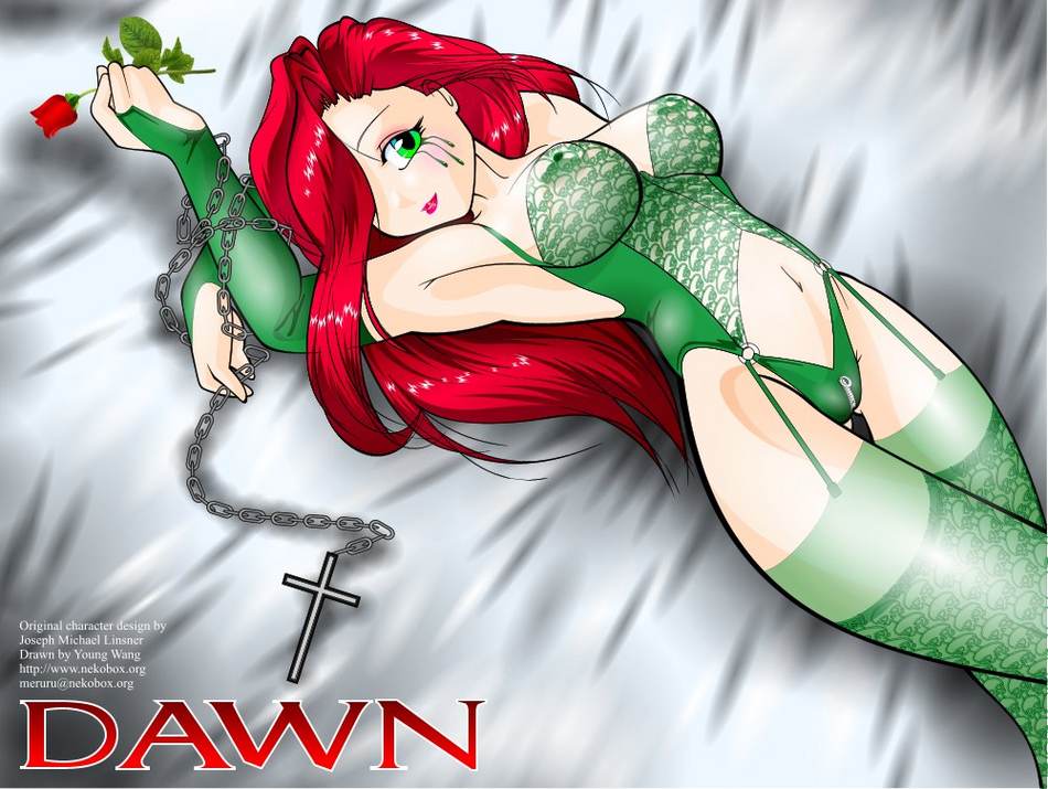 1girl female_focus green_eyes original red_hair solo tagme young_wang