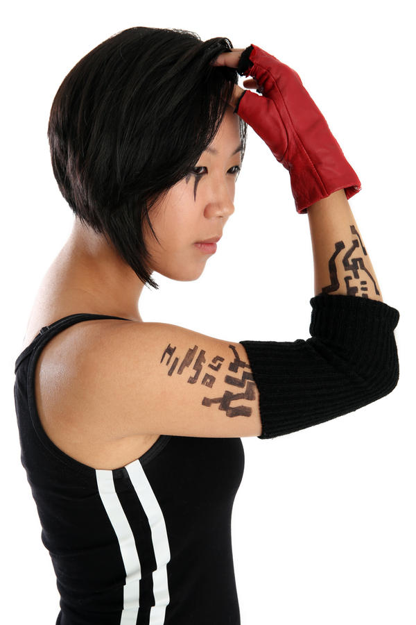 1girl cosplay faith_(mirror&#039;s_edge) faith_connors mirror&#039;s_edge mirror&#039;s_edge_(series) tagme