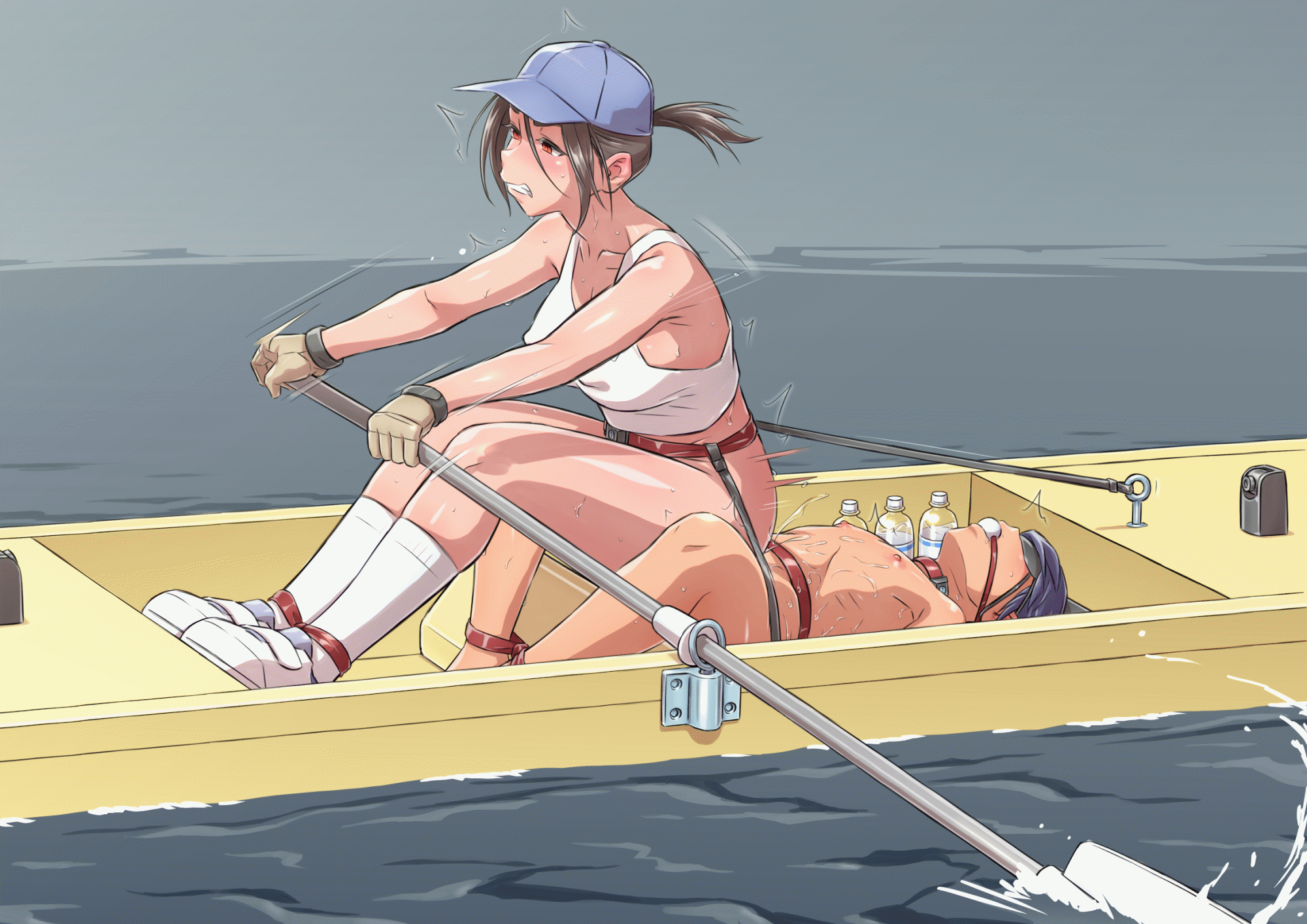 penetrating her depths