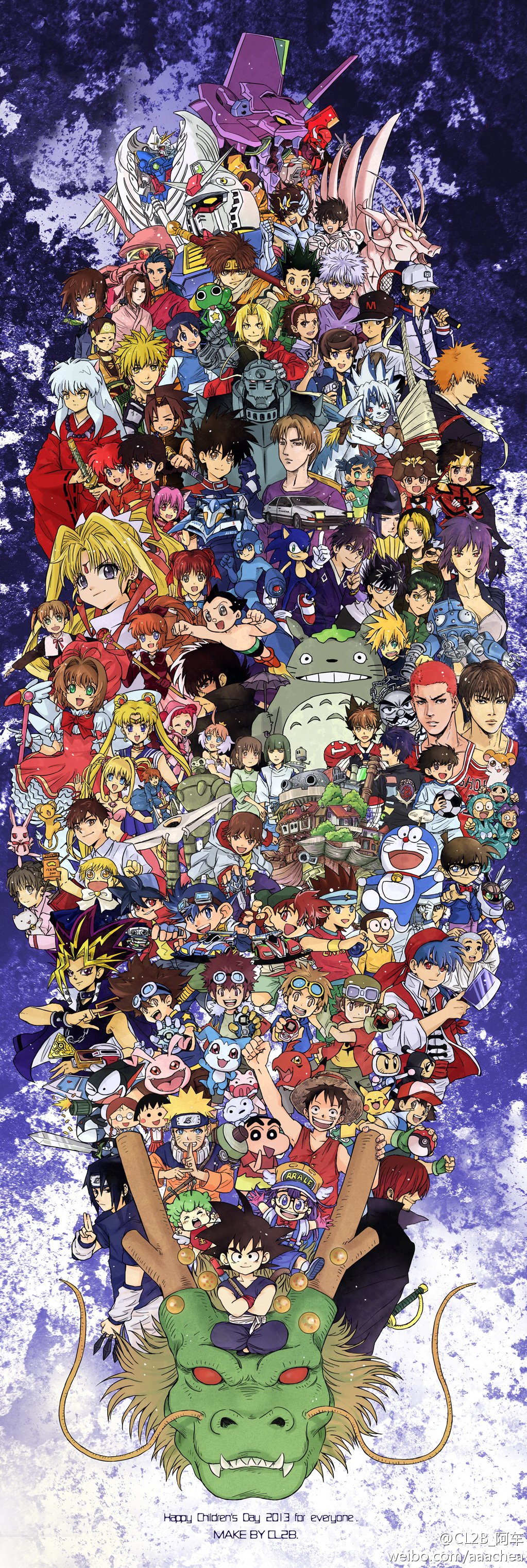 00s 10s 1980s_(style) 1990s_(style) 2013 6+boys 6+girls absolutely_everyone absurdres ae86 ahiru_(princess_tutu) air_gear alphonse_elric amano_ginji animal animal_ears annotation_request armor artist_name asakura_yoh ash_ketchum atom_(tetsuwan_atom) azuma_kazuma bakusou_kyoudai_let&#039;s_&amp;_go!! ball ballerina baseball_cap bell beyblade bishoujo_senshi_sailor_moon black_eyes black_hair black_jack black_jack_(series) bleach blonde_hair blue_eyes board_game bomberman bracelet brown_eyes brown_hair building byakko_no_kogenta capcom captain_tsubasa car card cardcaptor_sakura cat cat_ears character_request chibi_maruko-chan children&#039;s_day choker chousoku_spinner cl2b closed_eyes code_lyoko collar crayon_shin-chan crossover crushing cyborg dated digimon digimon_adventure_02 digimon_frontier digimon_tamers dog_ears doraemon doraemon_(character) dougi doumoto_shunichi dr._slump dragon dragon_ball dragon_ball_(object) dress echizen_ryooma edogawa_conan edward_elric english_text eva_00 eva_01 eva_02 everyone eyeshield_21 fang fingerless_gloves flying formal_clothes fujiwara_takumi fukutomi_shinbei fullmetal_alchemist gakuen_alice gangsta_hold gash_bell gatchan gekitou!_crush_gear_turbo gen_1_pokemon get_backers ghost_in_the_shell glasses gloves go_(board_game) go_seiba goggles green_hair gun gundam hair_ornament haku hamtaro hamtaro_(series) haneoka_meimi happy harukaze_doremi hat headband hiei highres hikaru_no_go hinata_fuyuki honami_tamae inadera_rantarou indian_style initial_d inuyasha inuyasha_(character) japanese_clothes jeremy_belpois. jewelry kamikaze_kaitou_jeanne kanbara_takuya karate_gi kaze_no_tani_no_nausicaa kazuya_uesugi kero_(cardcaptor_sakura) keroro keroro_gunsou kinomoto_sakura kobayakawa_sena konjiki_no_gash!! kouya kouya_marino kunai kuroba_kaito kurosaki_ichigo kusanagi_motoko laputa_robot long_hair long_image looking_at_viewer magical_girl matsuda_takato mega_man_(character) mega_man_(series) mehve meitantei_conan mermaid mermaid_melody_pichi_pichi_pitch military military_vehicle minami_itsuki momomiya_ichigo monkey_d._luffy monster_girl motomiya_daisuke motor_vehicle multiple_boys multiple_girls muto_yugi nanami_lucia naruto_(classic) naruto_(series) nausicaa necklace neon_genesis_evangelion ninja nintendo nobi_nobita nohara_shinnosuke norimaki_arale ogino_chihiro ojamajo_doremi oldschool one_piece onmyou_taisenki open_mouth ouzora_tsubasa overalls paw_pose pegasus_seiya pikachu pink_hair poke_ball pokemon pokemon_(anime) pokemon_(creature) ponytail poster_(medium) princess_tutu princess_tutu_(character) purple_hair race_vehicle racecar racket rakudai_ninja_rantarou ranguage ranma-chan ranma_1/2 red_eyes red_hair retro_artstyle retsu_seiba ribbon robot robot_(laputa) rukawa_kaede sailor_moon saint_seiya saint_tail saiyuki sakura_momoko sakuragi_hanamichi saotome_ranma sattsuno_kirimaru scar sega sen_to_chihiro_no_kamikakushi shaman_king shanks_(one_piece) shenron shindou_hikaru shiro_(shin-chan) shirt shoes short_hair shunichi_domoto side-by-side sitting slam_dunk_(series) smile soccer_ball son_goku son_goku_(saiyuki) sonic_(series) sonic_the_hedgehog source_request spider_tank staff straw_hat studio_ghibli stuffed_animal stuffed_toy suit sword tachibana_riku tachikoma takamine_kiyomaro takecopter tall_image tank teeth tenkuu_no_shiro_laputa tennis_no_ouji-sama tennis_racket tetsuwan_atom text_focus tokyo_mew_mew tonari_no_totoro totoro touch_(manga) traditional_clothes tsukino_usagi tutu tyson_granger weapon yagami_taichi yakitate!!_japan