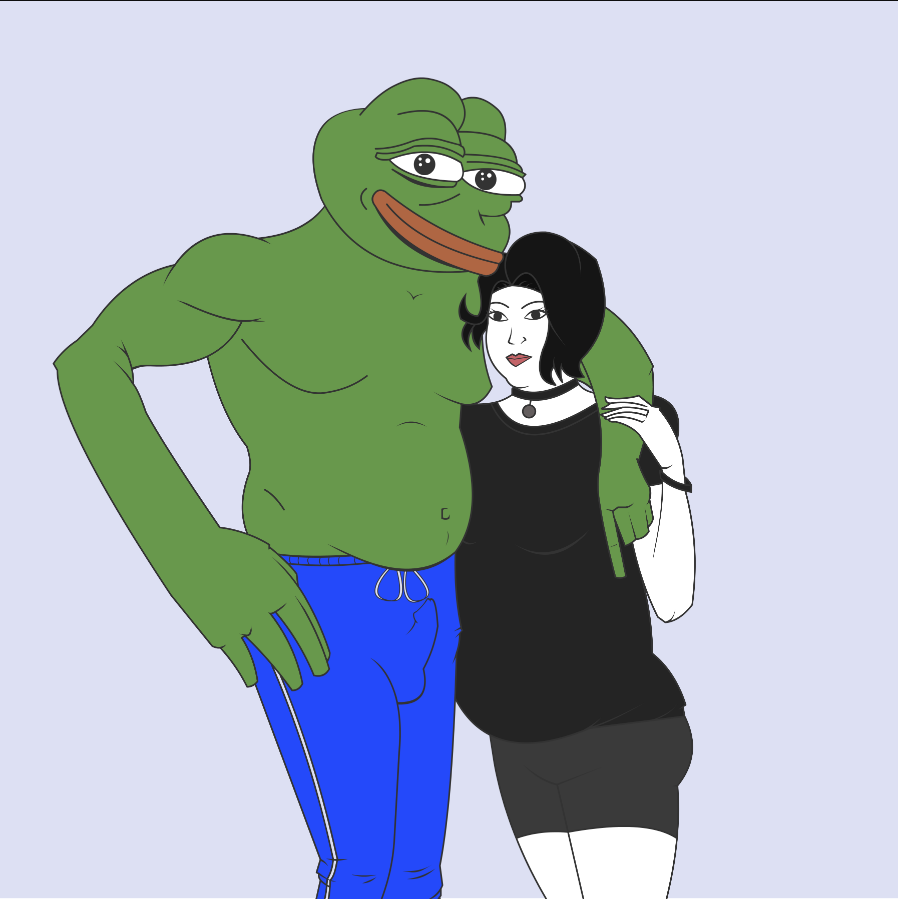 1500chan anao erection fat fat_man hug meme pepe_the_frog smile