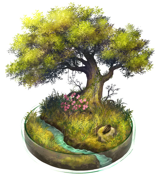 bonsai cross flower grave kayu nature no_humans petri_dish scenery seed stream tree
