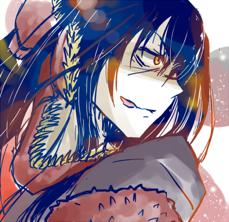 1boy black_hair chattur&#039;gha cosmic_horror eldritch_abomination eternal_darkness:_sanity&#039;s_requiem glowing glowing_eyes licking_lips lowres monster_boy nintendo orange_eyes personification silicon_knights simple_background smile tohfujisima tongue tongue_out white_background