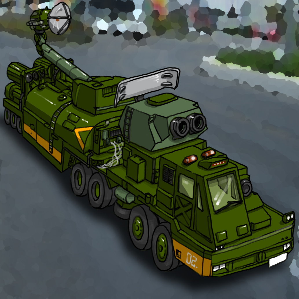 artillery camouflage cannon directed-energy_weapon energy_cannon energy_weapon godzilla_(series) high-power_laser_beam_car_type_n1-00 hirodango hyper_laser_cannon laser_cannon military military_vehicle n1-00 the_return_of_godzilla toho tractor turret weapon weapon_focus