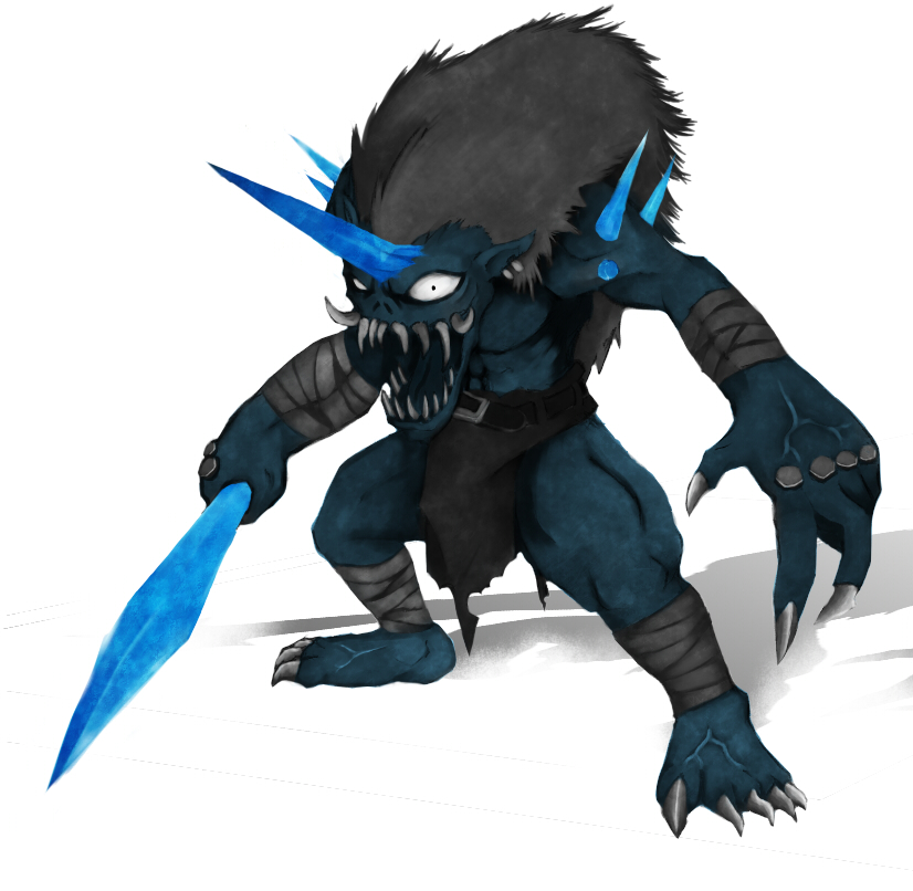 1boy digimon digimon_(creature) hyougamon male_focus simple_background solo white_background